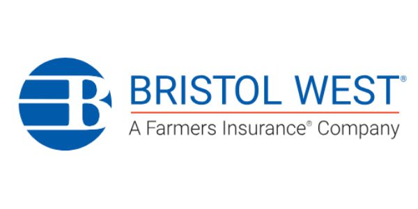 Blue Bristol West emblem and text logo